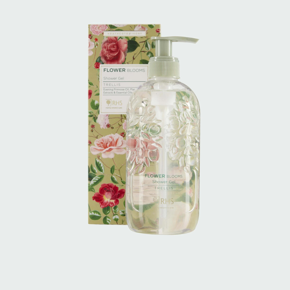 Load image into Gallery viewer, HEATHCOTE &amp; IVORY RHS Trellis Shower Gel 300ml