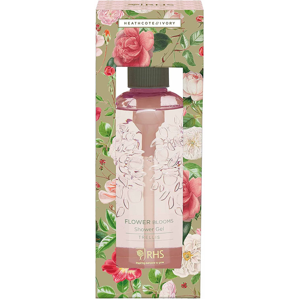 Load image into Gallery viewer, HEATHCOTE &amp; IVORY RHS Trellis Shower Gel 300ml