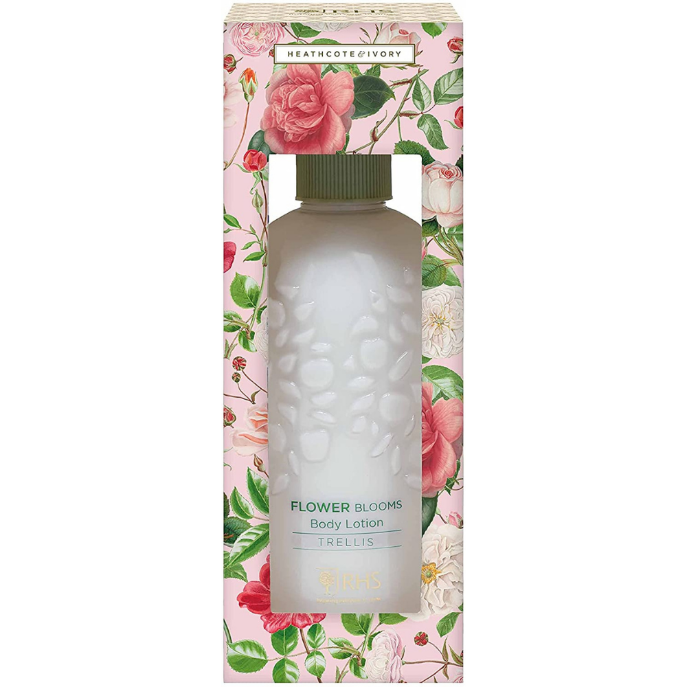 Load image into Gallery viewer, HEATHCOTE &amp; IVORY RHS Trellis Body Lotion 300ml