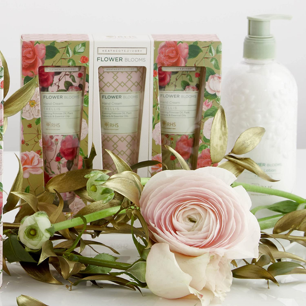 Load image into Gallery viewer, HEATHCOTE &amp; IVORY RHS Trellis Hand Cream Trio