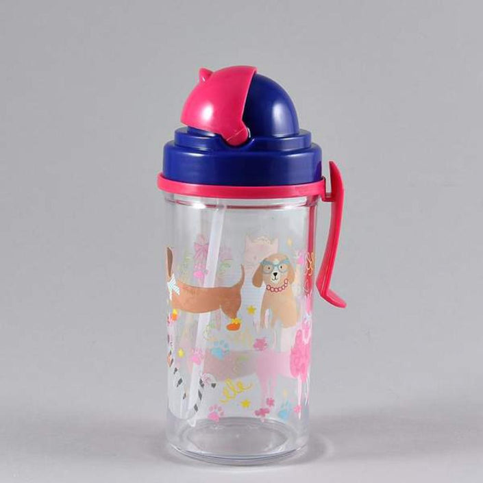water bottle with pets for kids