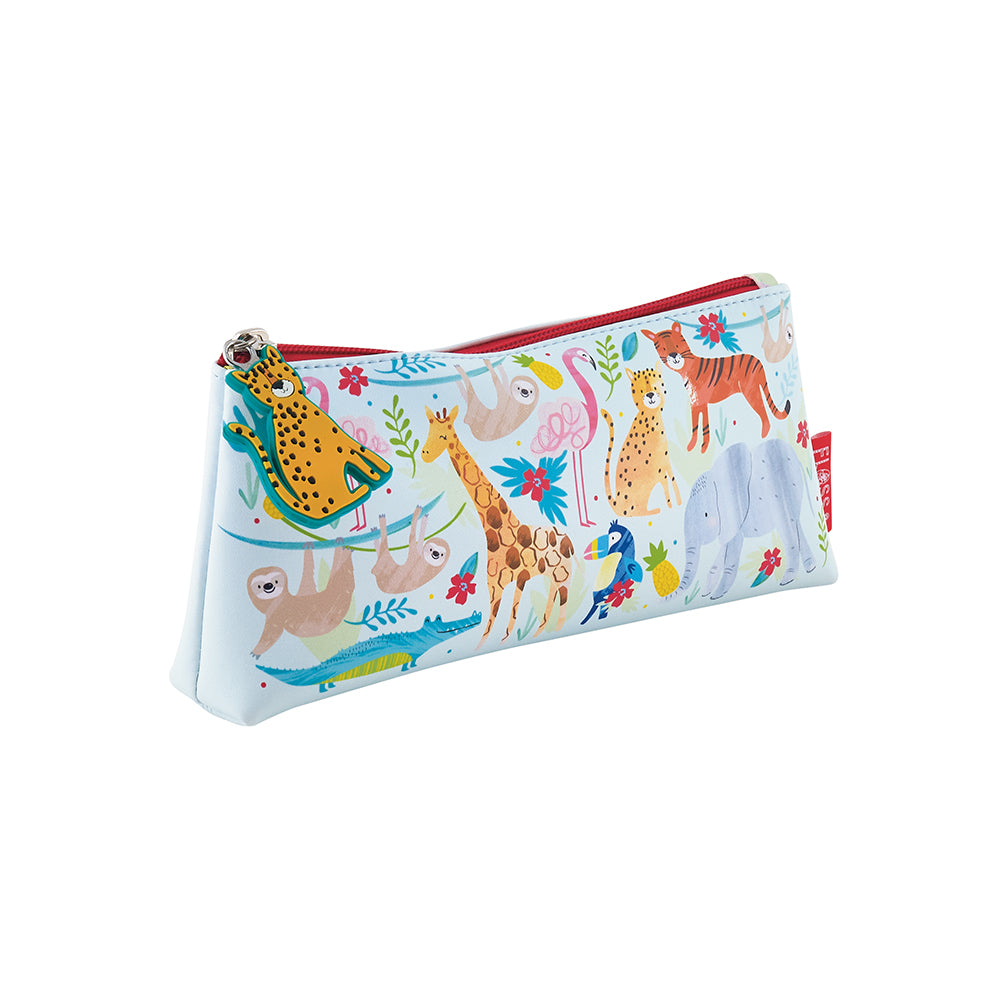 FLOSS & ROCK UK Pencil Case / Mini Toy Bag / Toiletry Bag - Jungle Safari **Limited Stock**