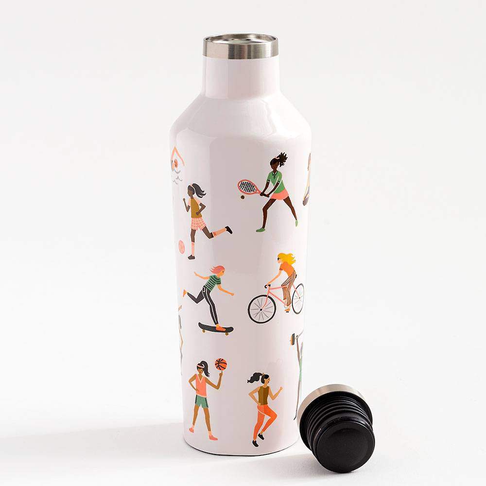 Load image into Gallery viewer, CORKCICLE x RIFLE PAPER CO. Stainless Steel Insulated Canteen 16oz (470ml) - Sports Girls **CLEARANCE**