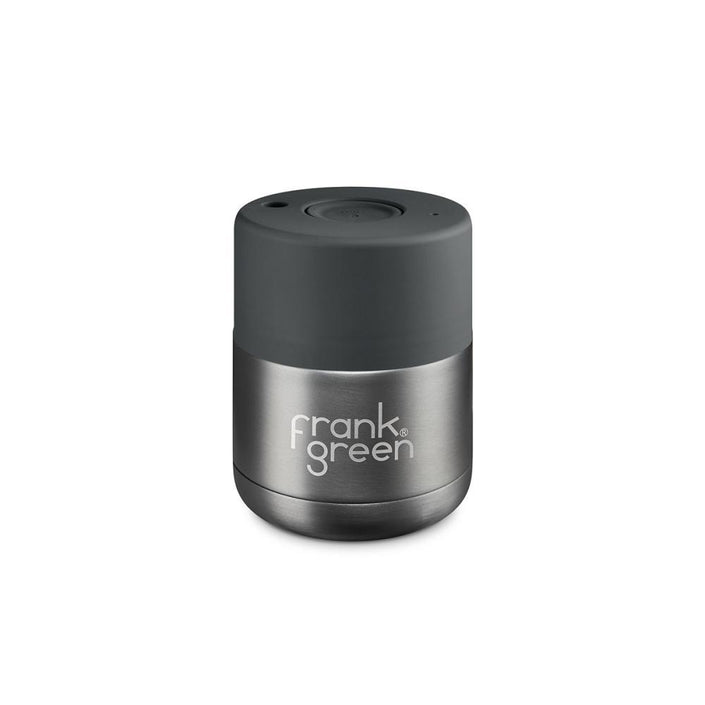 FRANK GREEN CERAMIC / STAINLESS STEEL Reusable Coffee Cup 6oz / 175ml - Harbour Mist