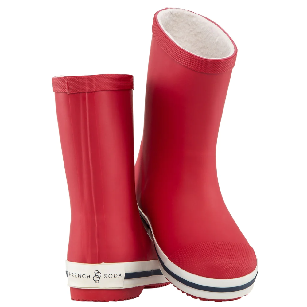 FRENCH SODA Kids Gumboot - Red