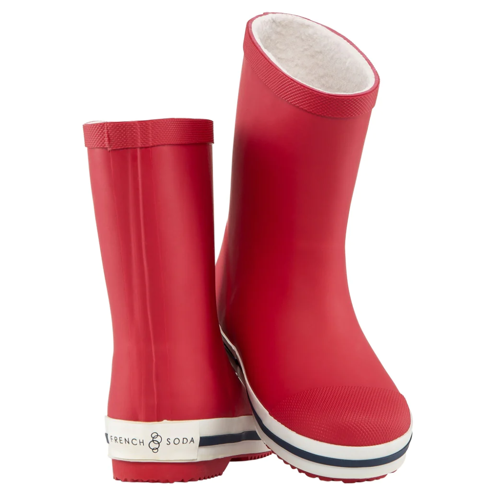 Load image into Gallery viewer, FRENCH SODA Kids Gumboot - Red