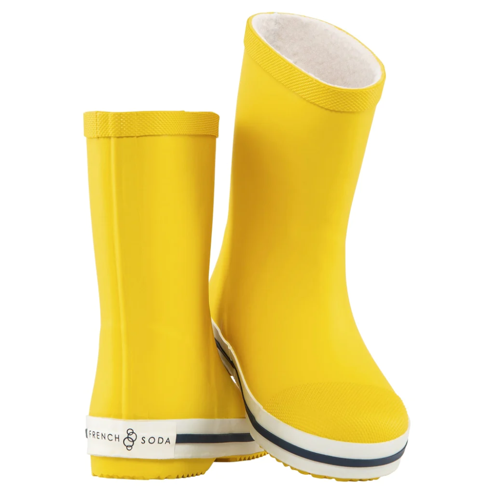 Load image into Gallery viewer, FRENCH SODA Kids Gumboot - Yellow