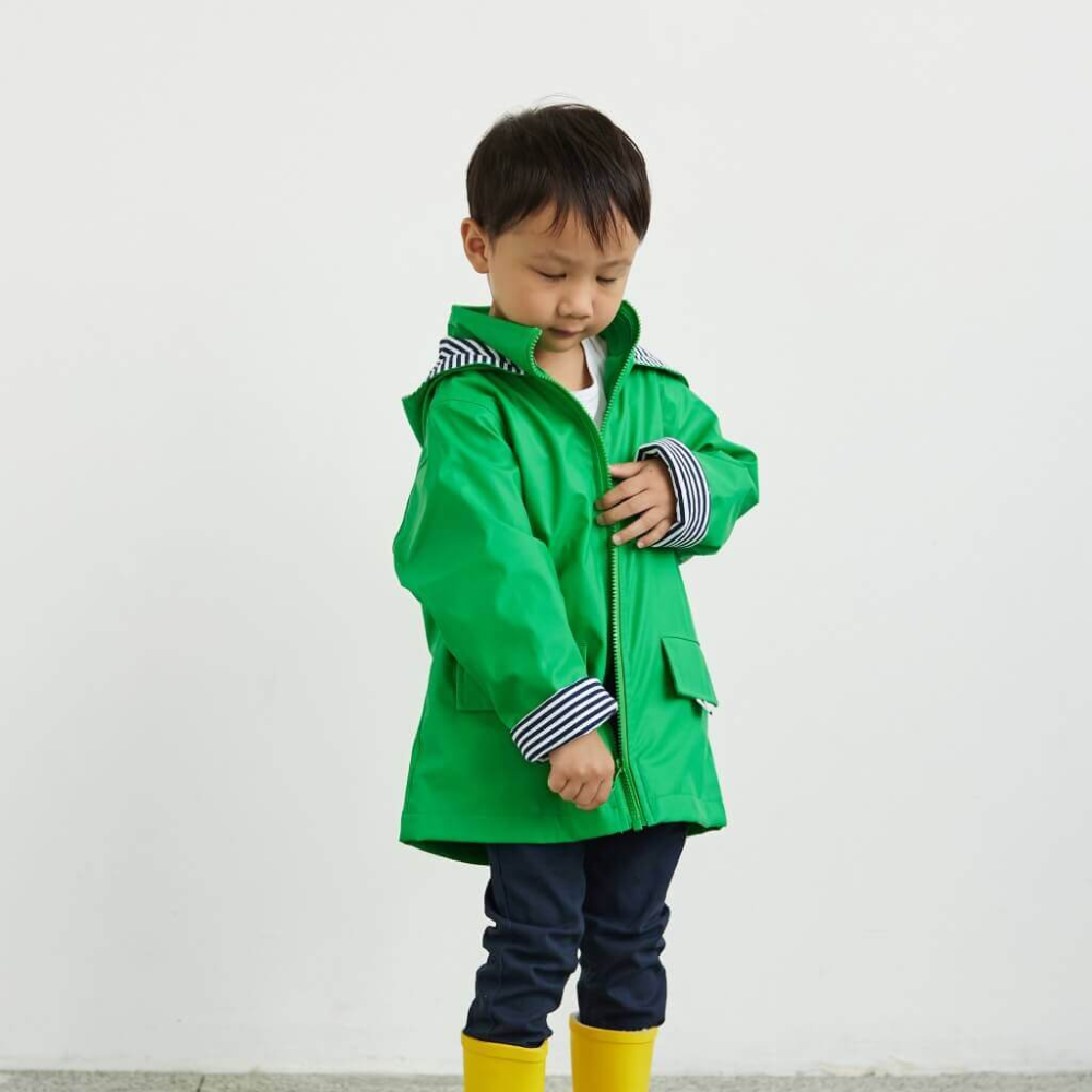 FRENCH SODA Kids Raincoat Green