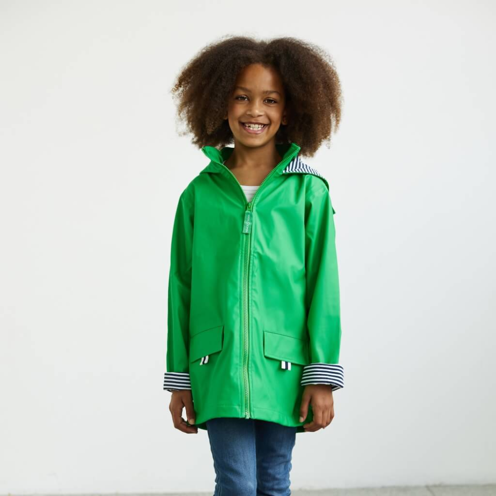 Load image into Gallery viewer, FRENCH SODA Kids Raincoat - Green