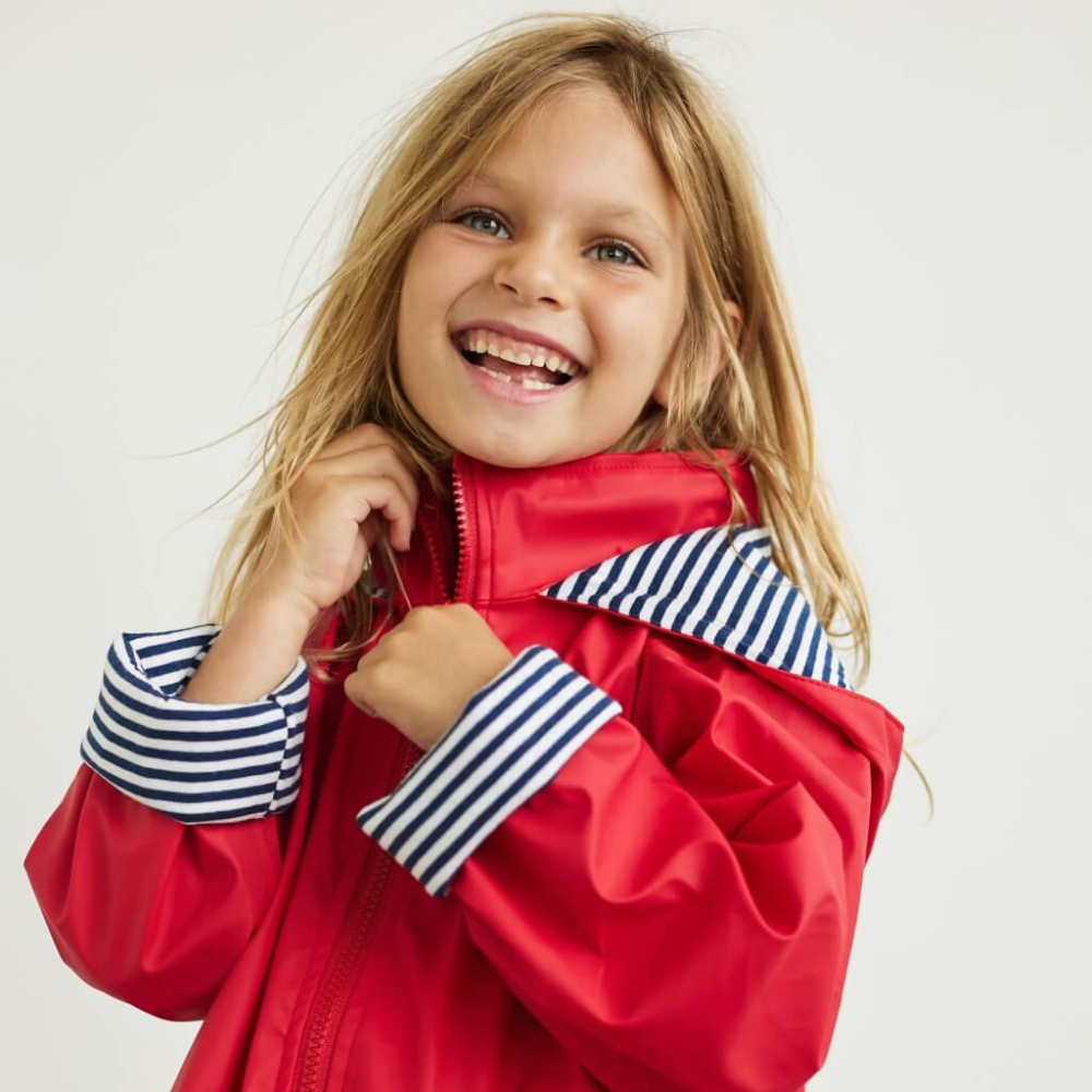 FRENCH SODA Kids Raincoat Red