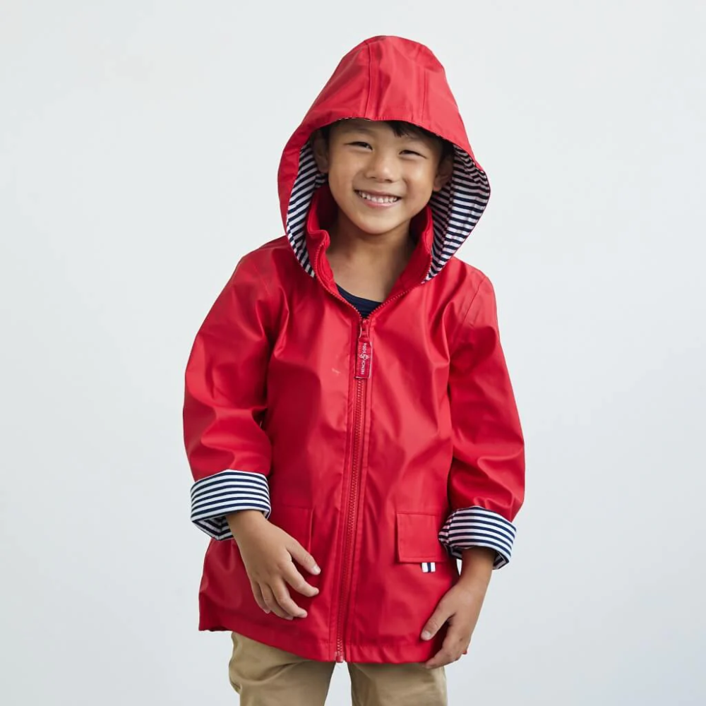 Load image into Gallery viewer, FRENCH SODA Kids Raincoat - Red