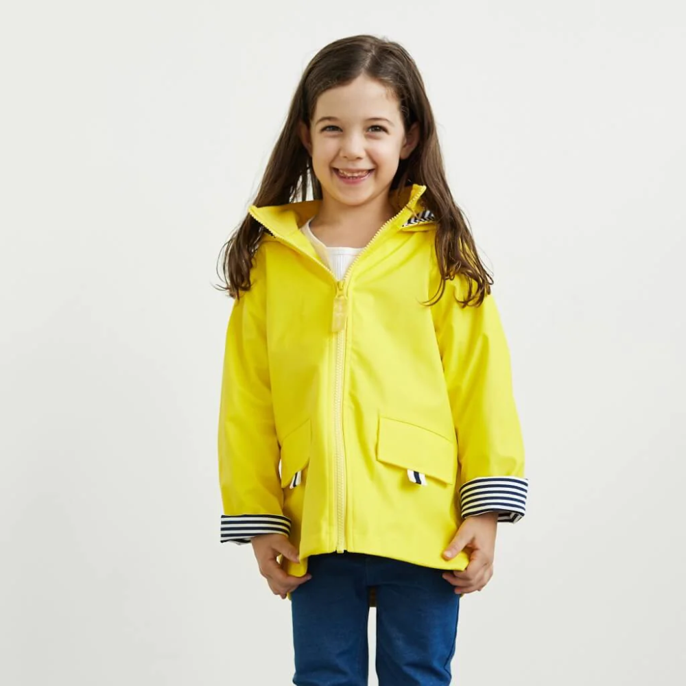 Load image into Gallery viewer, FRENCH SODA Kids Raincoat - Yellow