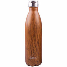Load image into Gallery viewer, OASIS Drink Bottle 750ml Stainless Insulated - Teak **CLEARANCE**