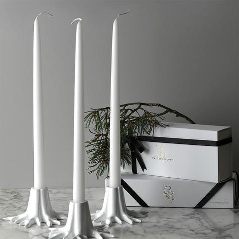 GARDEN GLORY Candle Holder “Mini Root” – Crème White