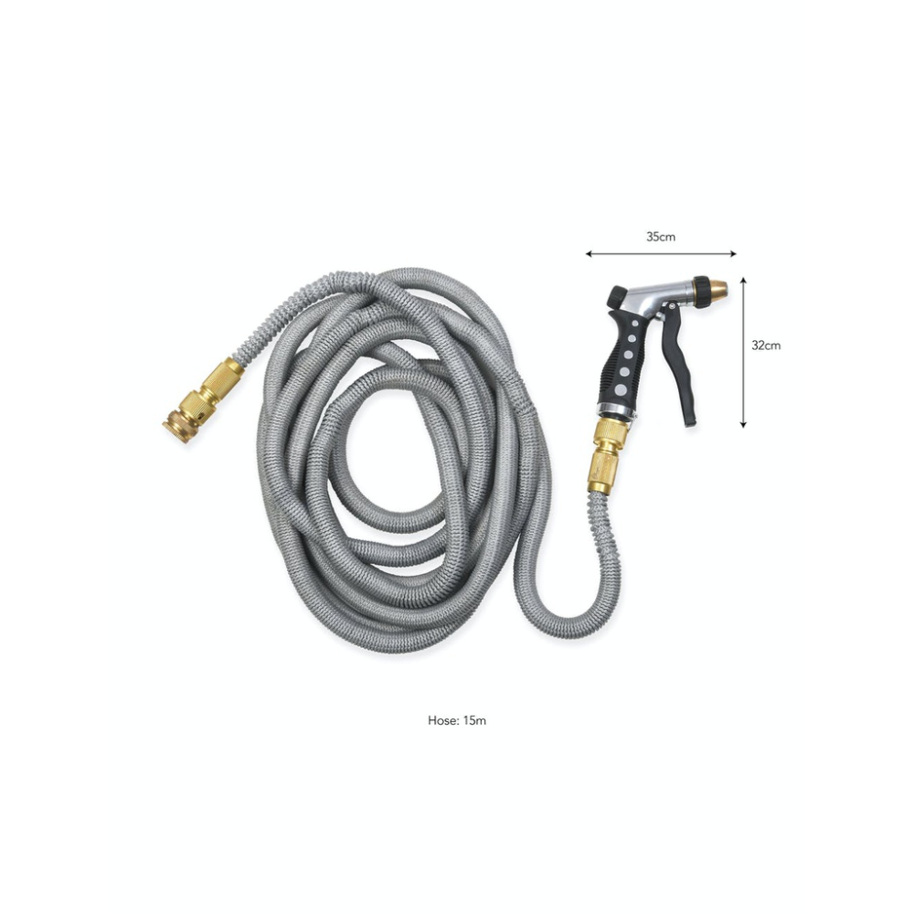 Load image into Gallery viewer, GARDEN TRADING Garden Hose With Spray Gun - 15m