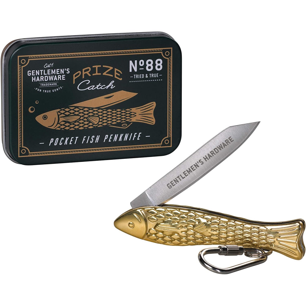 Load image into Gallery viewer, GENTLEMENS HARDWARE Pocket Fish Penknife