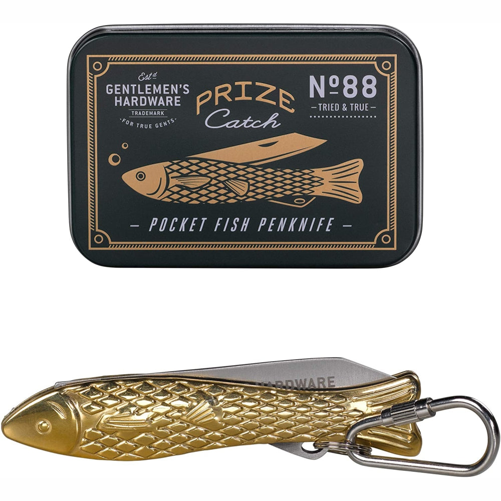 Load image into Gallery viewer, GENTLEMENS HARDWARE Pocket Fish Penknife