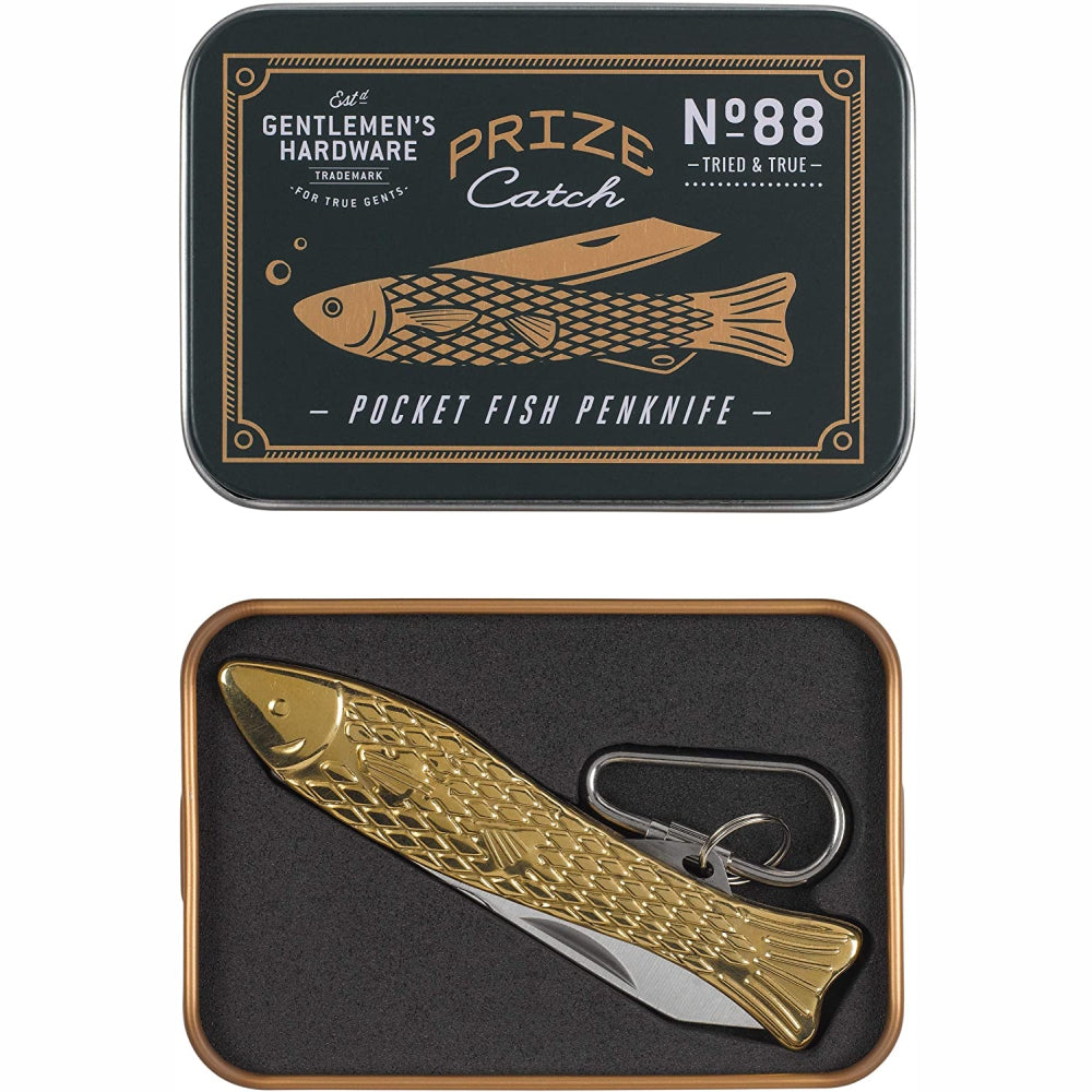 Load image into Gallery viewer, GENTLEMENS HARDWARE Pocket Fish Penknife