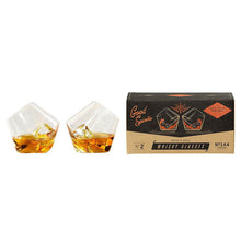 Load image into Gallery viewer, GENTLEMENS HARDWARE Rocking Whiskey Glasses Set of 2