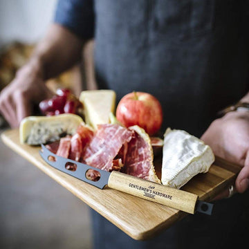 GENTLEMENS HARDWARE Cheese Board and Knife Set with Wine Opener