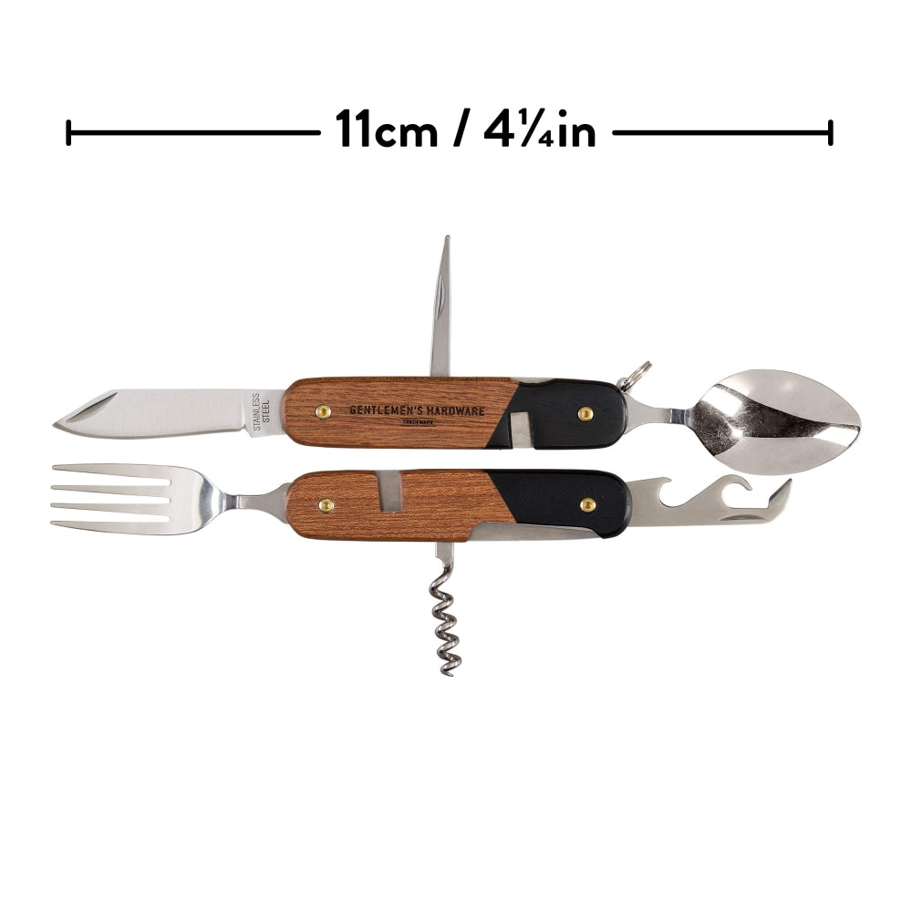 Load image into Gallery viewer, GENTLEMENS HARDWARE Camping Cutlery Tools - Timber Handle