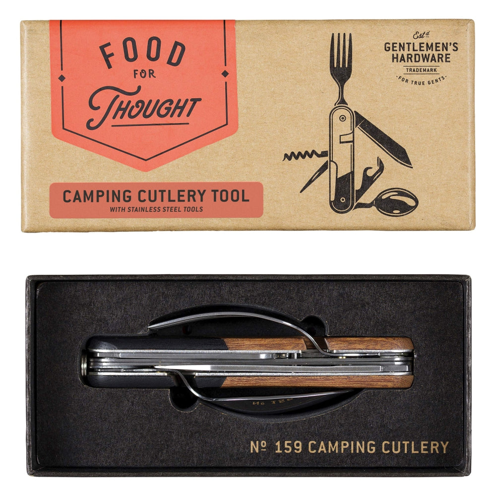 Load image into Gallery viewer, GENTLEMENS HARDWARE Camping Cutlery Tools - Timber Handle