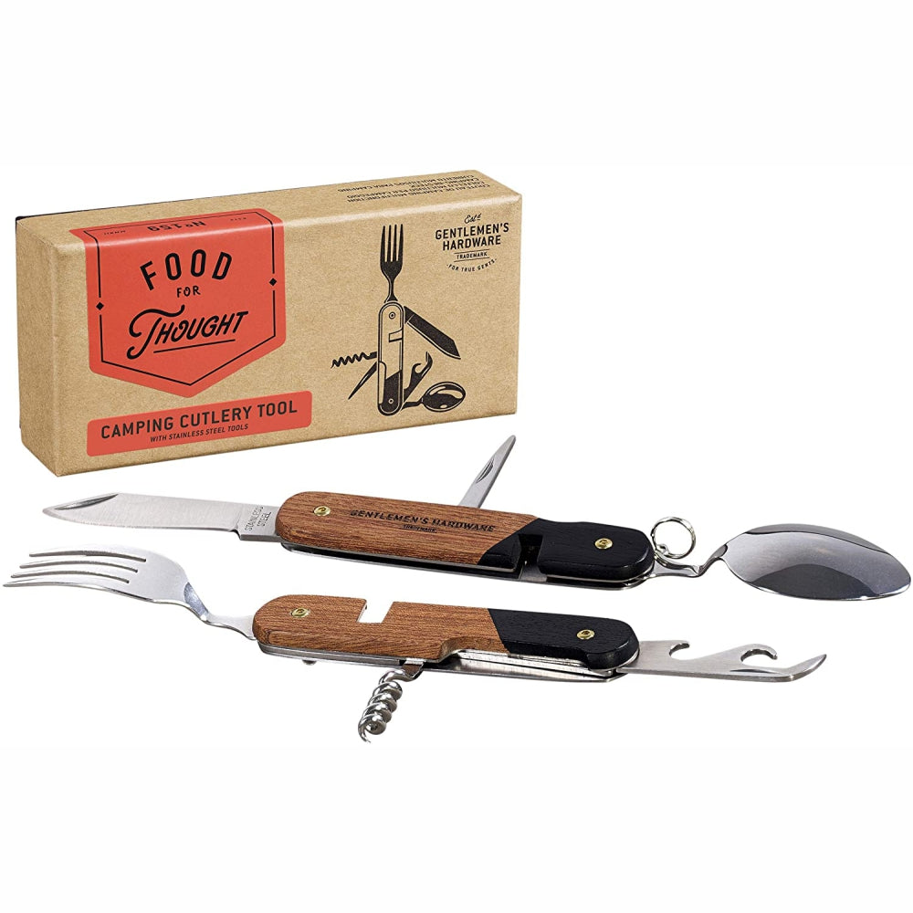 GENTLEMENS HARDWARE Camping Cutlery Tools - Timber Handle