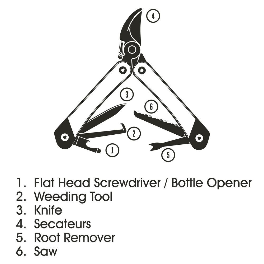 Load image into Gallery viewer, GENTLEMENS HARDWARE Garden Multi-Tool