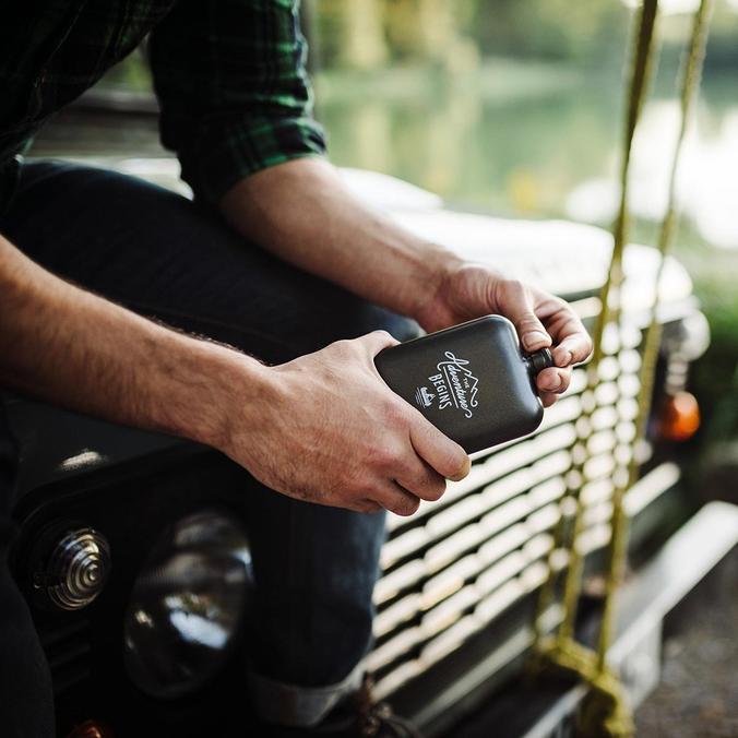 Load image into Gallery viewer, GENTLEMENS HARDWARE Hip Flask - The Adventure Begins