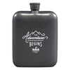 GENTLEMENS HARDWARE Hip Flask - The Adventure Begins