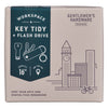 GENTLEMENS HARDWARE Key Tidy with USB Flash Drive 16GB