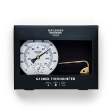 Load image into Gallery viewer, GENTLEMENS HARDWARE Garden Thermometer - Brass