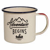 GENTLEMENS HARDWARE Cream Enamel Mug 325ml