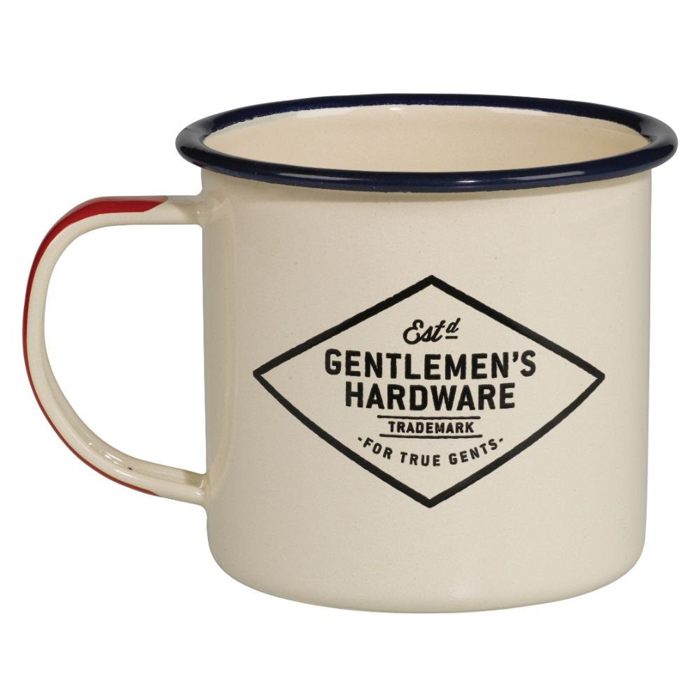 Load image into Gallery viewer, GENTLEMENS HARDWARE Cream Enamel Mug 325ml