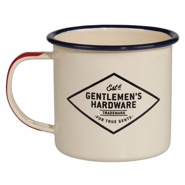 GENTLEMENS HARDWARE Cream Enamel Mug 325ml