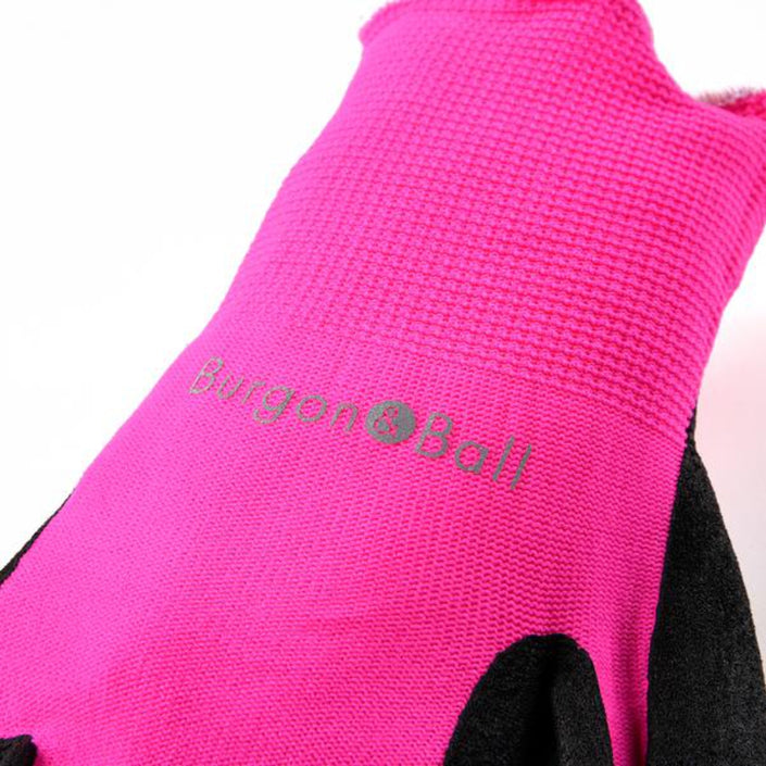 BURGON & BALL FloraBrite®  Fluorescent Garden Glove - Pink