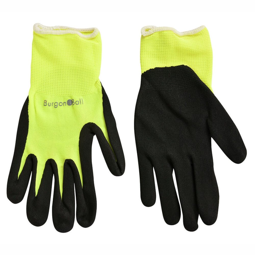 BURGON & BALL FloraBrite®  Fluorescent Garden Glove - Yellow