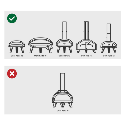 OONI Oven Foot Location Table Shoes - 3 Pack **CLEARANCE**