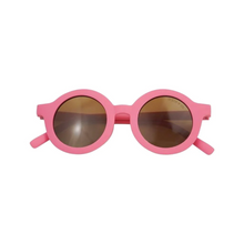 Load image into Gallery viewer, GRECH &amp; CO Child Original Round Bendable Polarized Sunglasses - Bubble Gum (18mth-10yr)