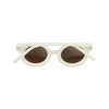 GRECH & CO Child Original Round Bendable Polarized Sunglasses - Dove White (18mth-10yr)