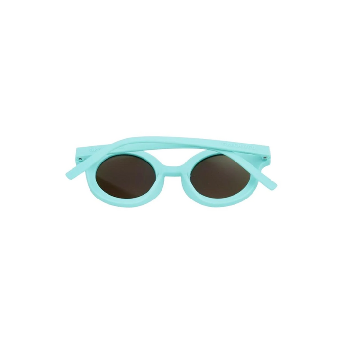 GRECH & CO Child Original Round Bendable Polarized Sunglasses - Aqua (18mth-10yr)