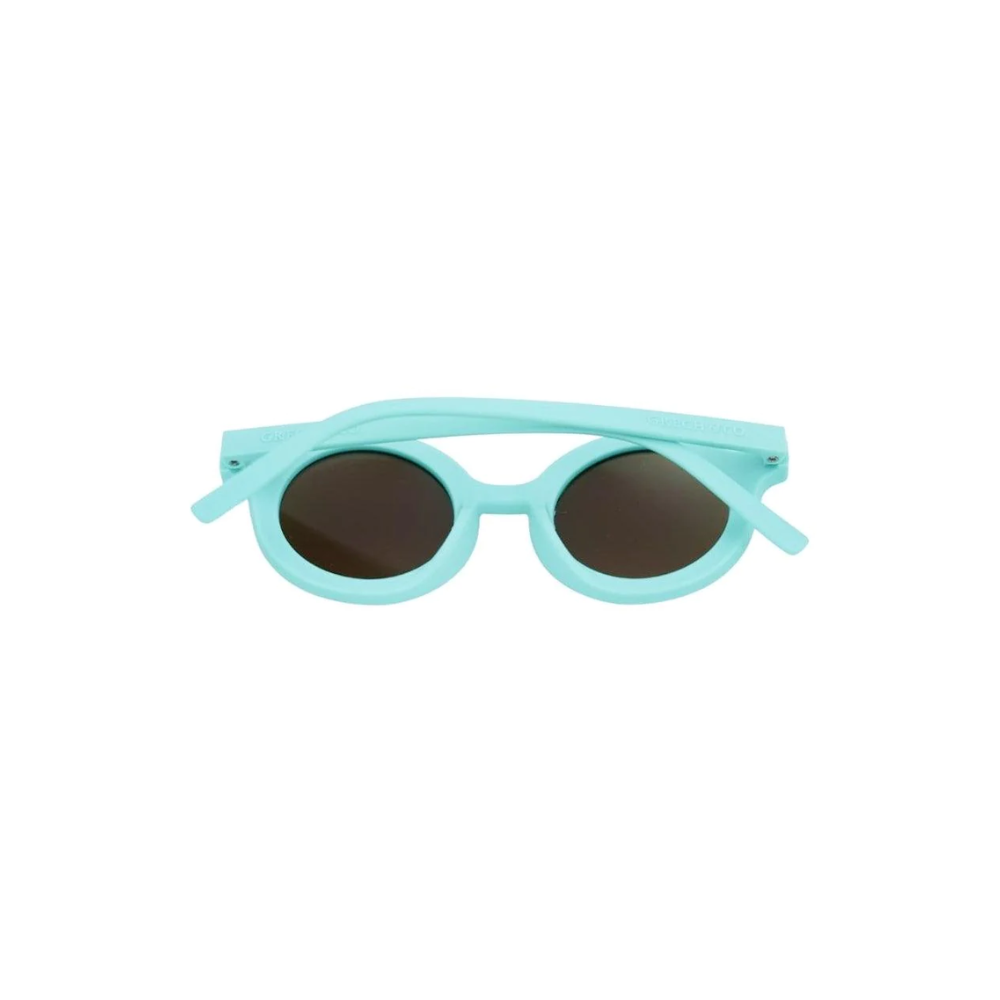 Load image into Gallery viewer, GRECH &amp; CO Child Original Round Bendable Polarized Sunglasses - Aqua (18mth-10yr)