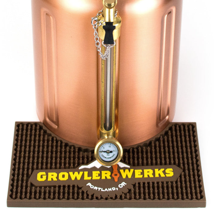 GROWLERWERKS uKeg 64oz Beer Keg, Copper Cocktail Kit
