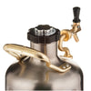 GROWLERWERKS uKeg 128oz Beer Keg, Stainless Steel