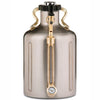 GROWLERWERKS uKeg 128oz Beer Keg, Stainless Steel