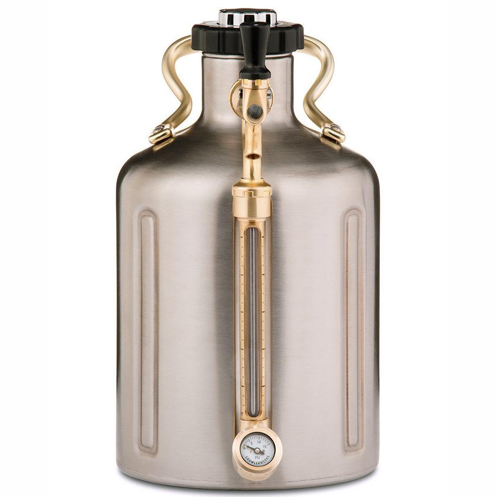 Load image into Gallery viewer, GROWLERWERKS uKeg 128oz Beer Keg, Stainless Steel