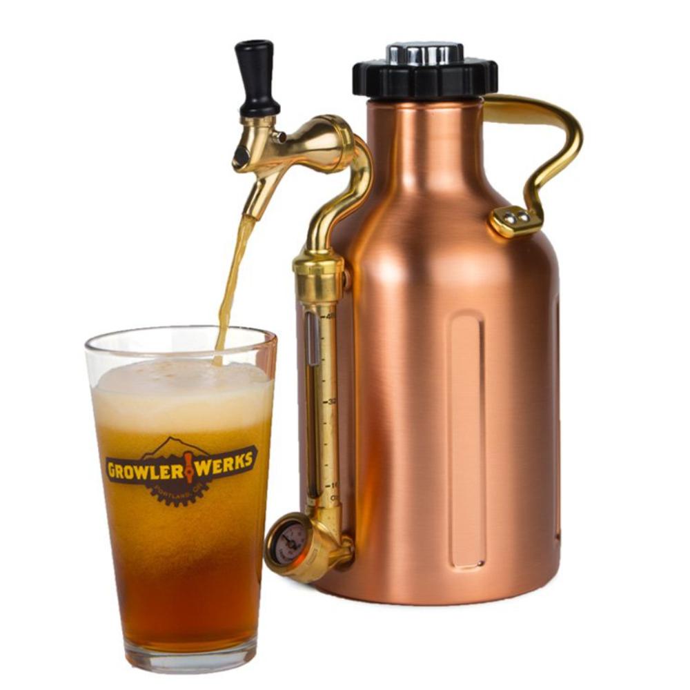 Load image into Gallery viewer, GROWLERWERKS uKeg 64oz Beer Keg, Copper