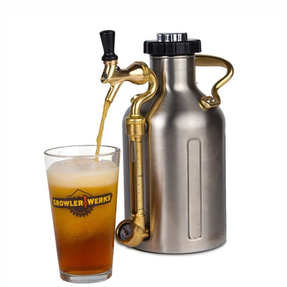 Load image into Gallery viewer, GROWLERWERKS uKeg 64oz Beer Keg, Stainless Steel