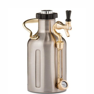 GROWLERWERKS uKeg 64oz Beer Keg, Stainless Steel