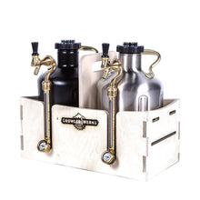 Load image into Gallery viewer, GROWLERWERKS uKeg128 Wooden Carry Case